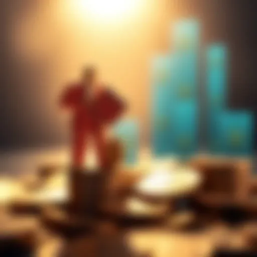 Conceptual representation of APY in cryptocurrency