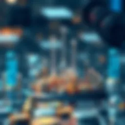 Conceptual representation of cryptocurrency ecosystem