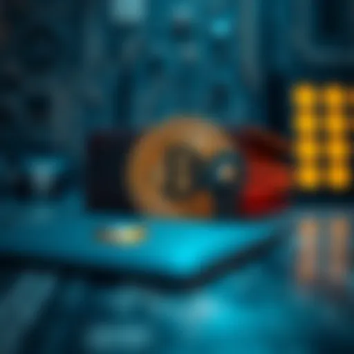 Illustration of a secure Bitcoin wallet