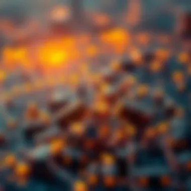 Blockchain technology integration with cryptocurrency vouchers illustrated