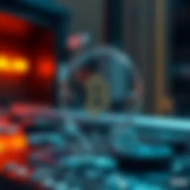 Enhancing Security in Cryptocurrency Transactions Illustration of security measures for crypto transactions