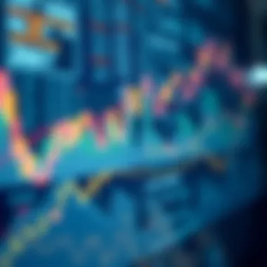 Data Analytics in Cryptocurrency An abstract visualization of data analytics in cryptocurrency markets