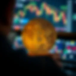 Conceptual representation of copy trading in cryptocurrency