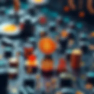 Cryptocurrency Ecosystem Overview Visual representation of the cryptocurrency ecosystem and its components