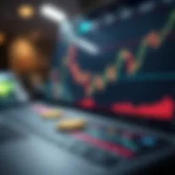 Cryptocurrency market analysis chart