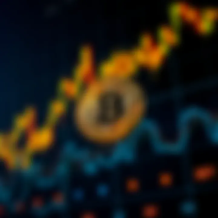 Visual representation of cryptocurrency market dynamics