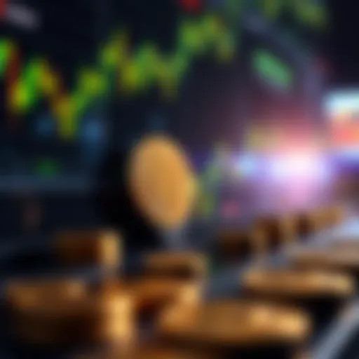 Cryptocurrency Market Trends Visual representation of cryptocurrency market trends
