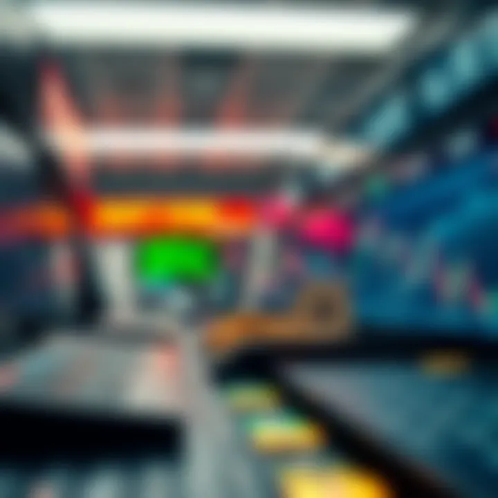 Cryptocurrency Exchanges for KRW and USDT Illustration of cryptocurrency trading platforms