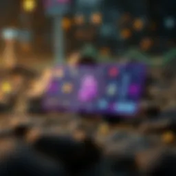 Conceptual representation of cryptocurrency vouchers in a digital landscape