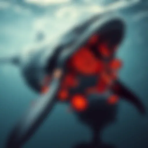 Visual representation of cryptocurrency whales