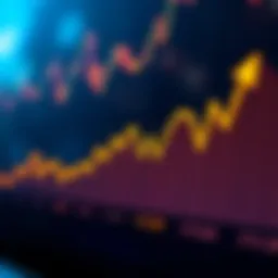 Graph illustrating currency exchange rates over time