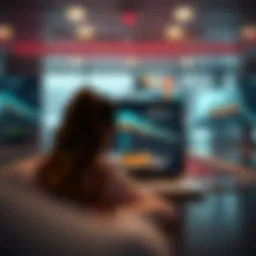 Visual representation of a digital portfolio showcasing various skills