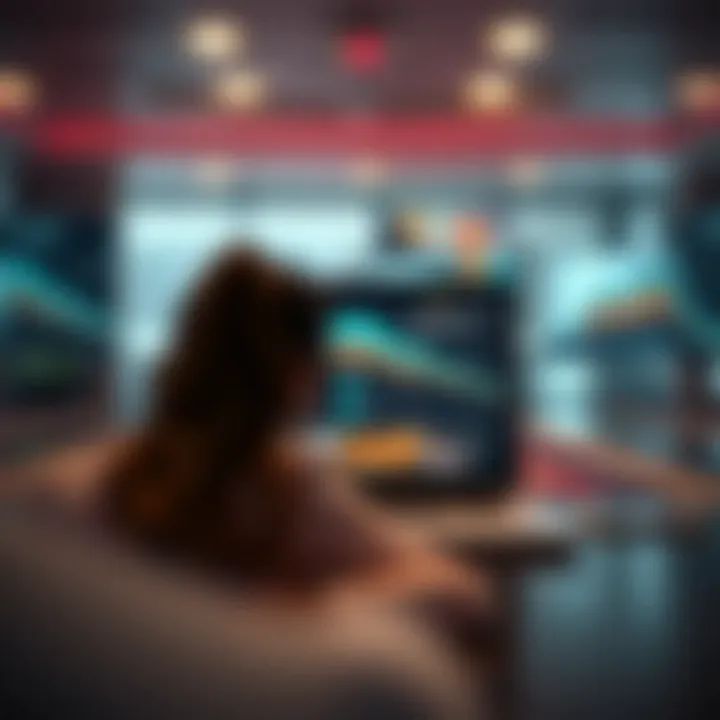 Showcasing Skills Through Digital Portfolios Visual representation of a digital portfolio showcasing various skills