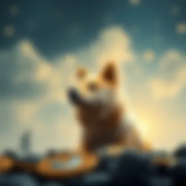 Future Opportunities for Dogecoin A conceptual image symbolizing the future potential of Dogecoin in a sustainable ecosystem.