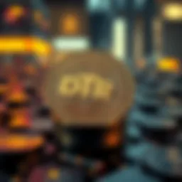 Visual representation of DTR Coin's role in the blockchain ecosystem