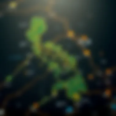 Map highlighting the economic landscape of the Philippines