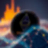 Visual representation of Ethereum blockchain data