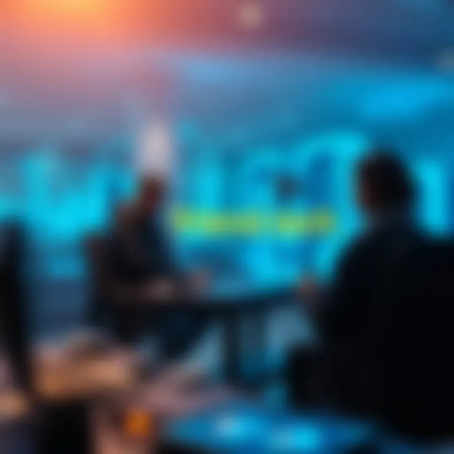 Conceptual representation of friend.tech's integration with blockchain technology