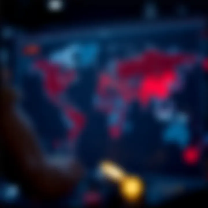 Global Cryptocurrency Adoption Impact Map showing global cryptocurrency adoption and its influence on currencies