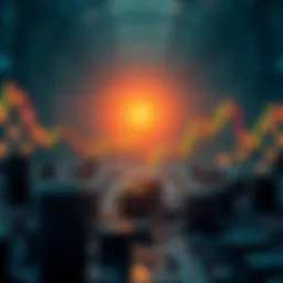 Conceptual illustration of grid trading