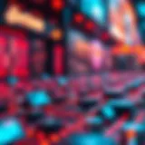Conceptual representation of digital assets in blockchain