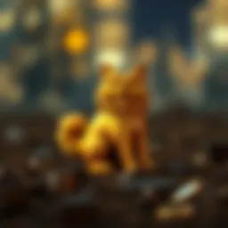 Symbolic representation of Oggy Inu cryptocurrency