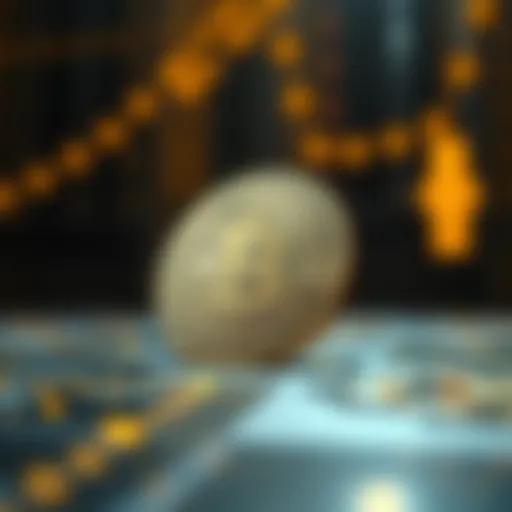 An abstract representation of Pancake Coin in a blockchain ecosystem