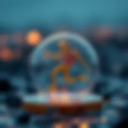 Conceptual representation of Proof of Work in blockchain