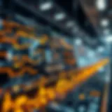 Visual representation of real-time data sharing in blockchain