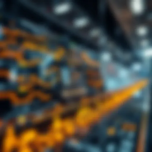 Visual representation of real-time data sharing in blockchain