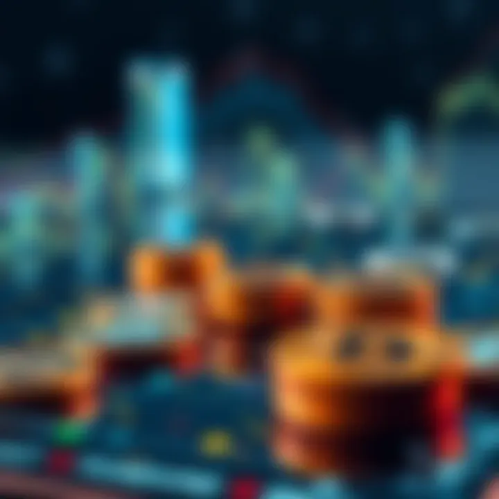 Ripple Effects on Cryptocurrency Ecosystem A visual representation of the ripple effects of Celsius bankruptcy on the crypto market