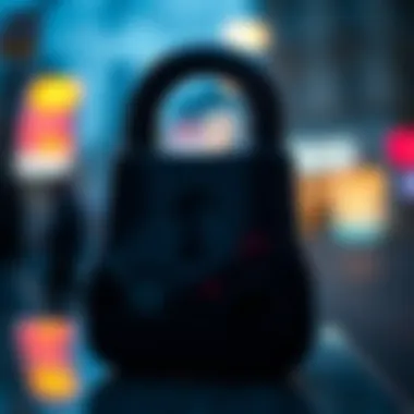 Visual representation of security measures in cryptocurrency