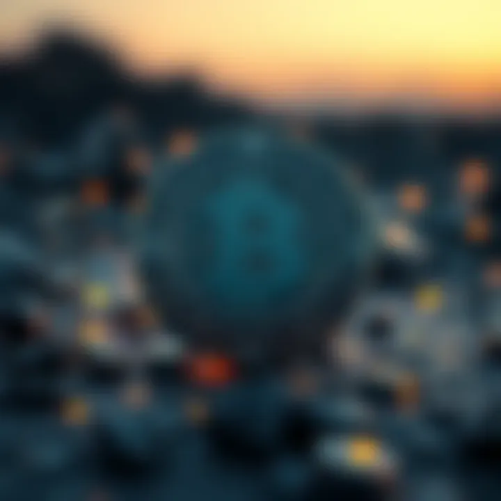 The Blockchain Foundation of Sorare Concept art representing the blockchain technology behind Sorare.