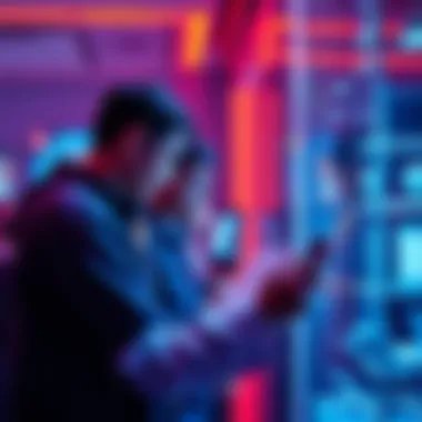 User Interaction in the Sorare Ecosystem An illustration highlighting user interaction within the Sorare platform.