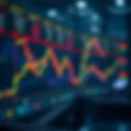 Conceptual illustration of spot trading in financial markets
