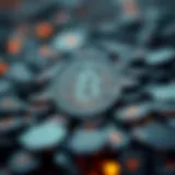 Conceptual representation of tokens in blockchain