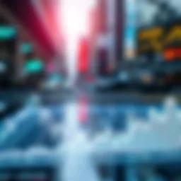 Market volume analysis illustration