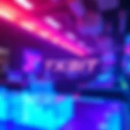 Illustration showcasing the TXBIT platform interface