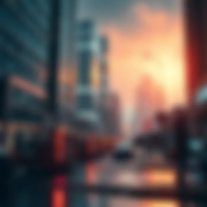 Impact of VeChain on Global Commerce Futuristic depiction of VeChain's impact on global commerce