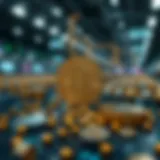A visual representation of the Waxcoin blockchain technology