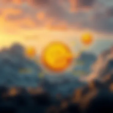 Navigating Challenges in the Crypto Landscape A graphic depicting the challenges faced by Waxcoin in the competitive market